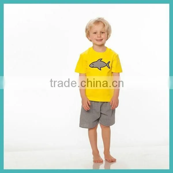 New O Neckline 100%Cotton t Shirts for Boys With The Cartoon Design photo-5