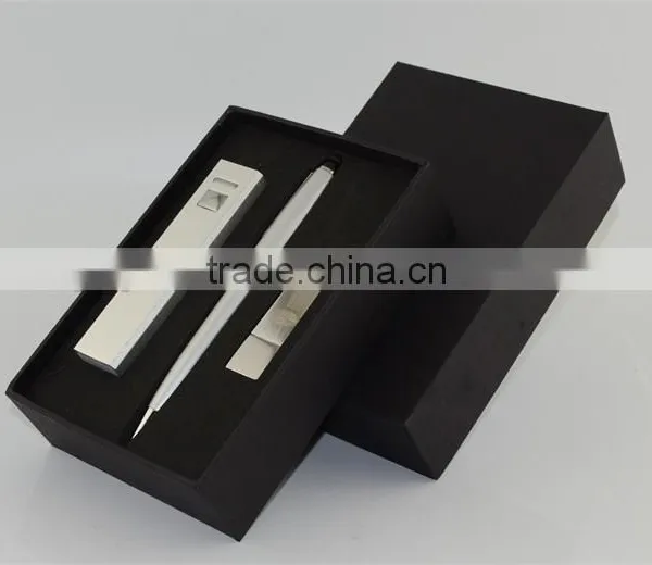 Customized Power Bank /Screen Touch Pen /USB Flash Drive Business Travel Gift Kit as Xmas Gift photo-2