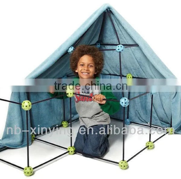 Discover Kids 72pcs Construction Fort photo-2