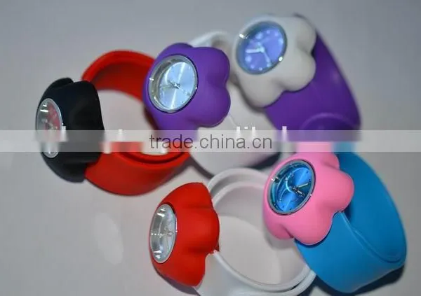 Ladies Slap Watches With Full Printing Flower Ladies Clap Watches photo-3