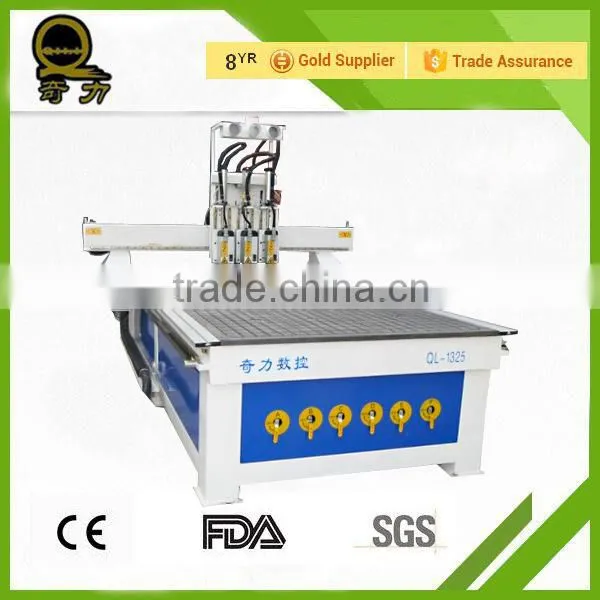 ATC 1300mm*2500mm CNC Router for Small Business Three Process Cabinet Door Cnc Woodworking Equipment Price photo-3