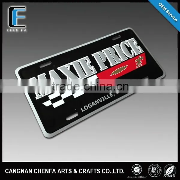 Custom USA Standard Aluminum Embossed Blank Auto License Plate ,Metal License Plate,Car License Plate