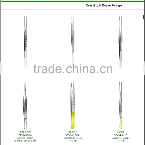 Standard Professional Dressing Forcep/ Stainless Steel Surgical Instruments photo-3