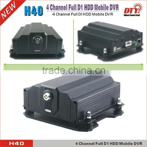 4ch Full d1 High Resolution Mobile Dvr With 3g Sim Card and Wifi,H40-3G