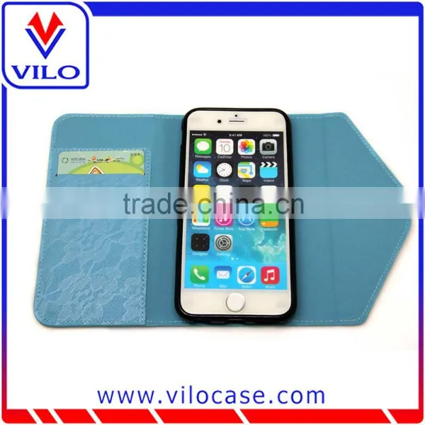 Female Luxury High Quality Wallet Leather Case for Iphone 6s photo-3