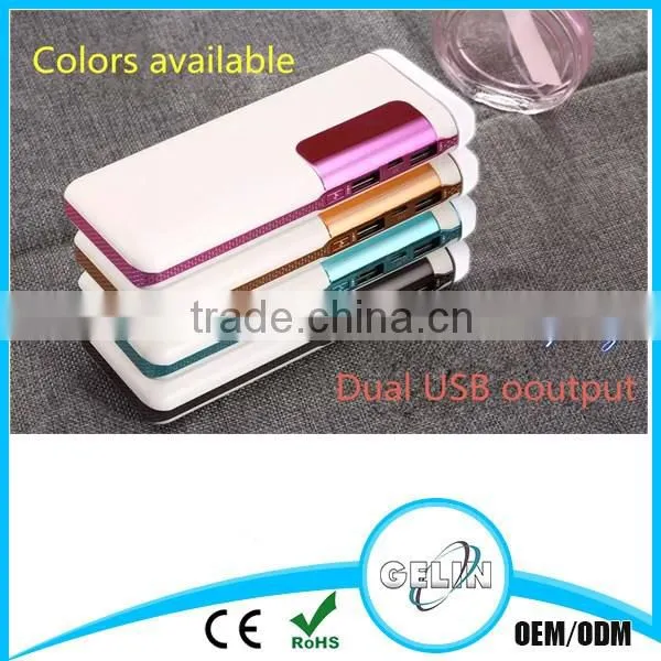 High Quality Laptop Wireless Powerbank Slim 6000mah Portable Power Bank 8000mah for Moblie Phone With LED Light photo-2