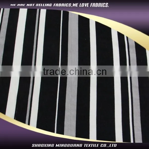 Export Fashion Black and White Women Clothes Yarn Dyed Knitting Korean Cotton Fabric