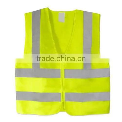 Functional reflective safety vest yellow 3M
