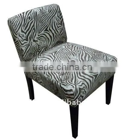 DIOU WOODEN FRAME PATTERN FABRIC LEISURE CHAIR(DO-6006)