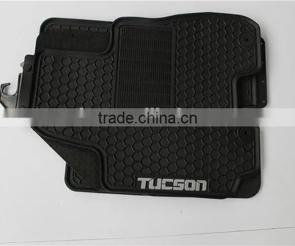 Connected Rear Pieces With Buttons for Hyundai Tucson Custom Car Mat photo-2