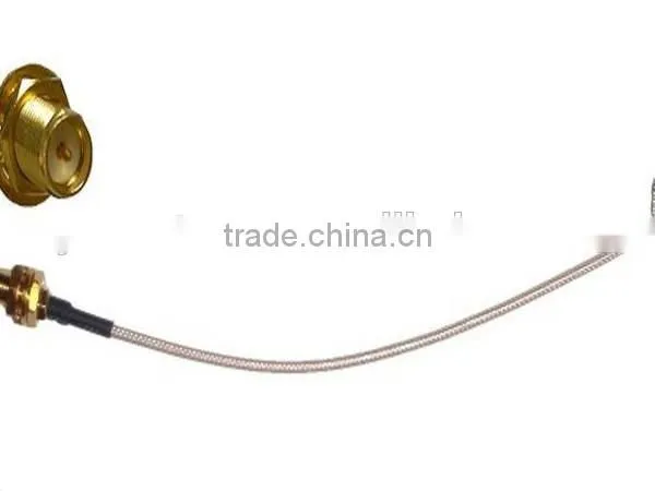 High Performance Coaxial Cable , Coaxial Jumper MMCX To SMA Cable , RF Coaxial Jumper Cable Assembly photo-5