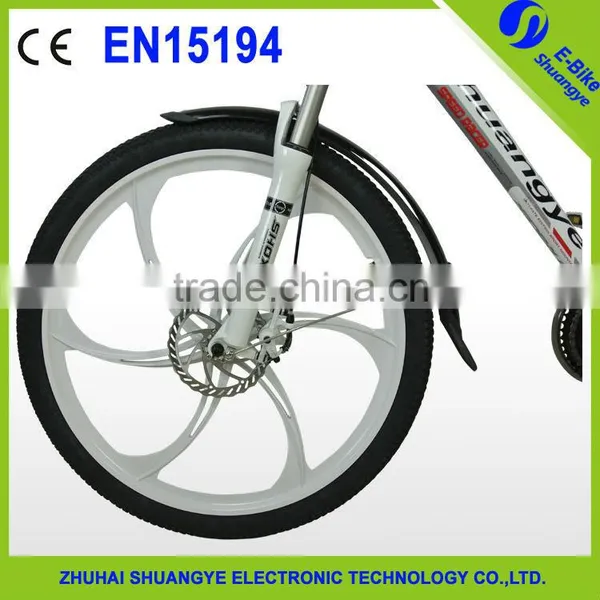 Shuangye 2015 New Mountian Bike Full Suspension Carbon Mountain Bike Electric Bike photo-2