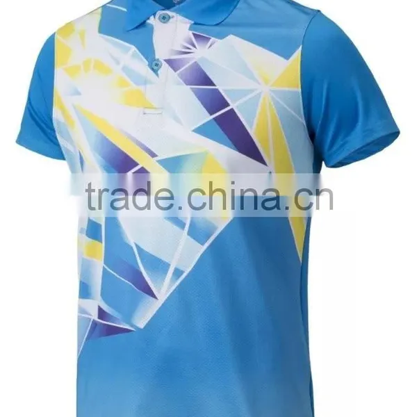 Grade Original New Badminton Shirt,cheap Badminton Jersey Made in Thailand,Badminton Uniform With Collar photo-3