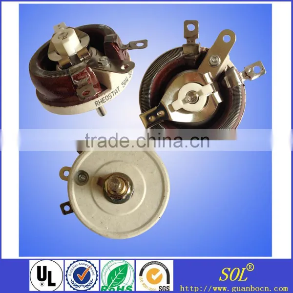 SOL-50w High Power Rheostats -rheostats 2-5K Ohm Rheostat 10k Ohm Rheostat 450ohm Rheostats