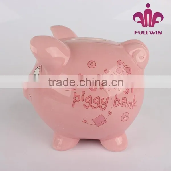 Ceramic Paint Piggy Bank Cute Piggy Bank Clear Piggy Bank photo-3