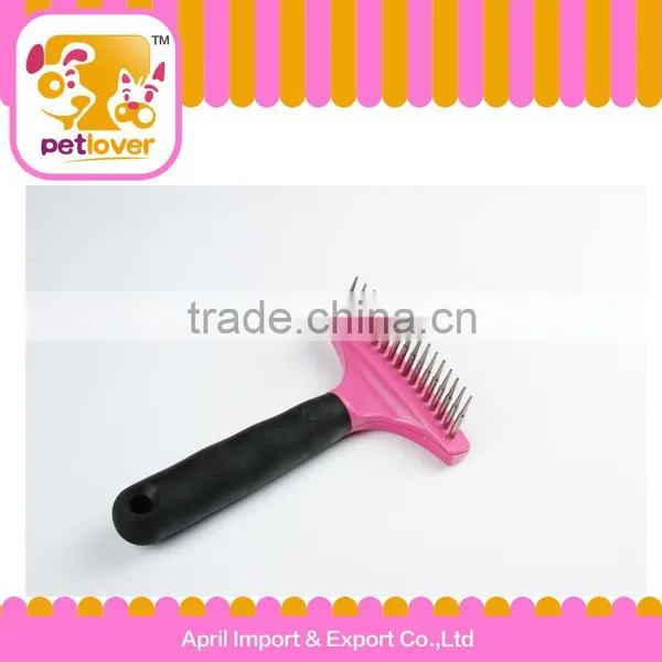 16 Teeth Combing Pet Steel Brush for Dog Petlover photo-2