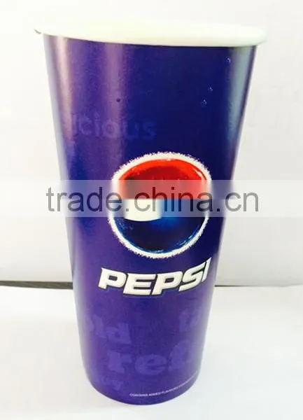 Wholesale Custom Design Pepsi Soda Paper Cup Papar Cup for Soda photo-3