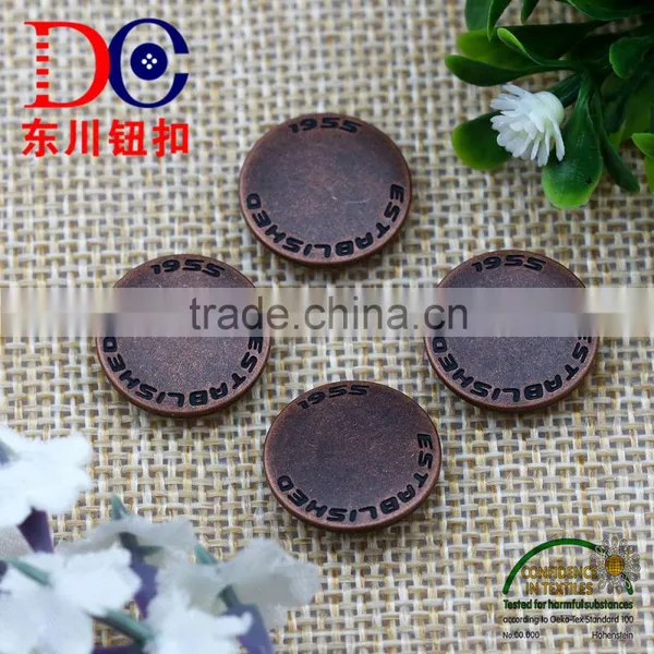 Alphabet Brass Button 4 Part Snap Button,Snap Fastener for Clothing photo-3