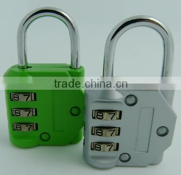 New 3 Dial Digit Combination Suitcase Luggage Metal Code Password Lock Padlock