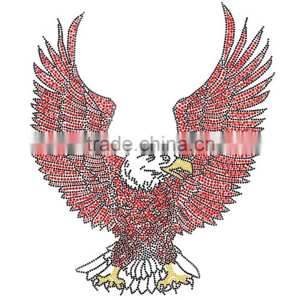 Factory Direct Rhinestone Iron on Transfers Rhinestone Iron on Patches Iron on Football Patches photo-2