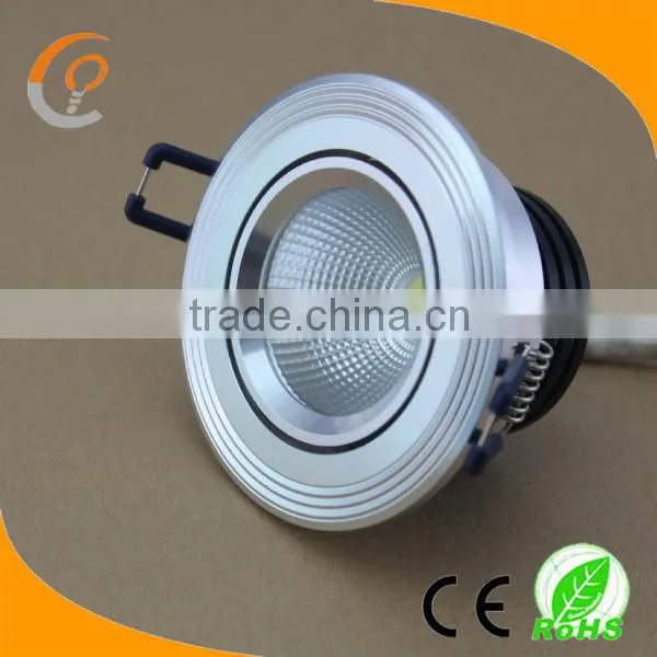 фабрика из Китая, потолочные встраиваемые светильники на светодиодах (led recessed lamparas de techo) для кухонь с вырезом 75 мм, потолочное светодиодное освещение (led down lighting) с цветовой температурой 2700 К и мощностью 5 Вт