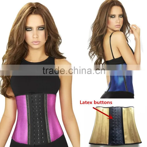 Latex Corset Waist Trainers Slimming Women Sexy Western Bustier Corset