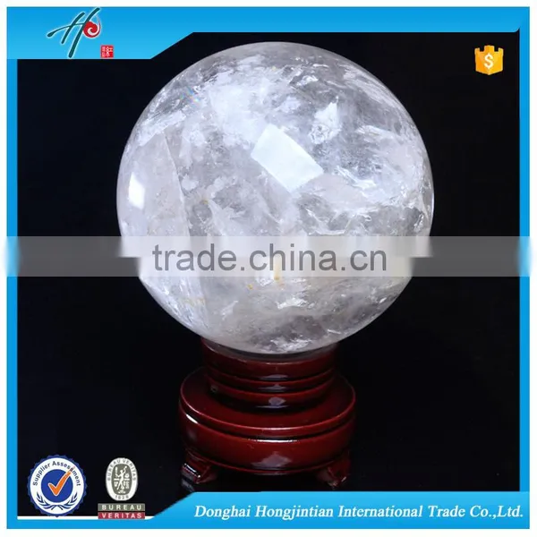 HJT Nature Clear Crystal Ball Personalized Quartz Sphere photo-2