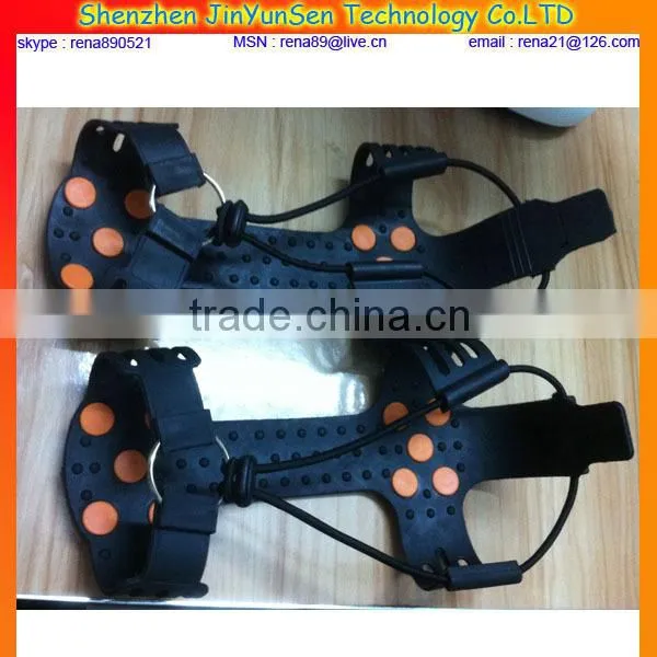 2014 Newest Ice Crampons/climbing Crampons/tire Snow & Ice Grabber Studs Strap/rubber Climbing Crampons