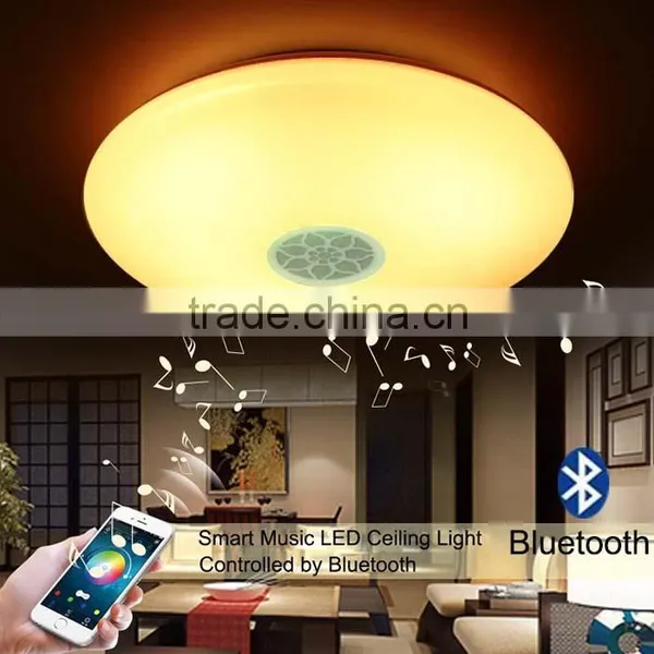 Dimmable 42W LED Ceiling Light With Built-in Bluetooth Speaker Brightness Music Lamp 1760LM AC220V APP Control Quality Choice photo-5
