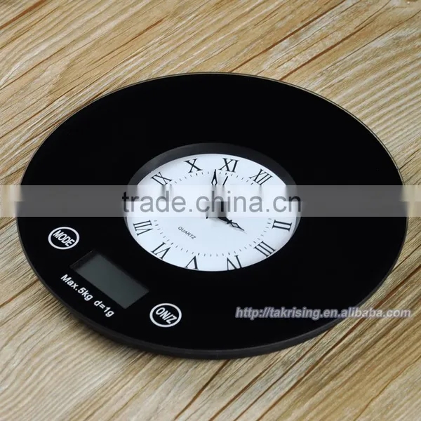TKP408B With Clock Kitchen Scale photo-3
