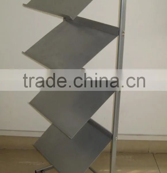 Guangdong Easy to Move Floor Standing Brochure Display Rack photo-2