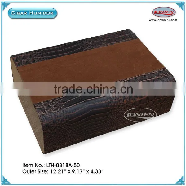 Leather Cigar Humidor photo-5
