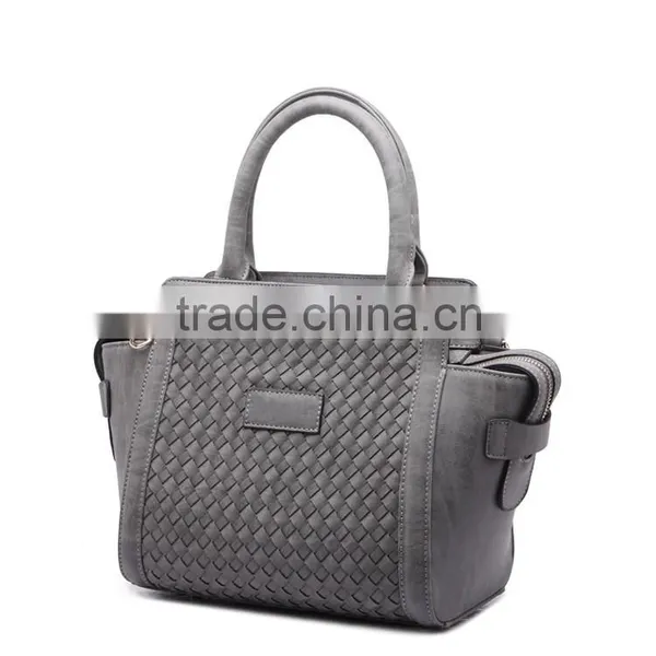 Stylish Grey Color Top Handle Fashion Women Handbag photo-2