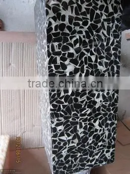 Polished Artificial Pebble Stone Panel, Hotel Stone Furniture photo-2