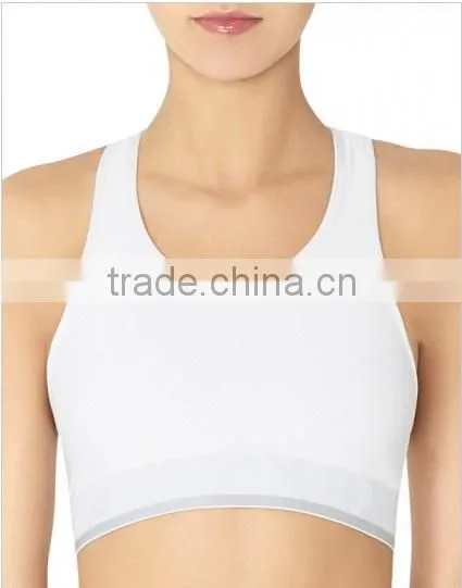 Cotton Plain Color Women Sport Tops photo-5