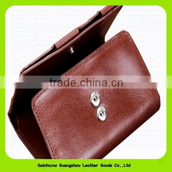 14038 Unique Design Brown Leather Car Key Pouch photo-3