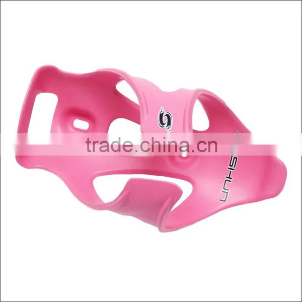 New XINSHUN Burn Bicycle Bottle Holder Nylon +Carbon Fiber Cages Water Cup Support CH2243 photo-2