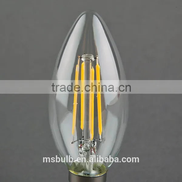 Tailed Candle LED Filament Bulb C35 2W 4w Bulb LED Filament,LED Bulb Light photo-3