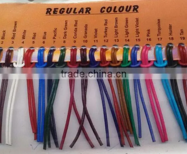 2.5mm Round Leather Cord From BORG EXPORT photo-6