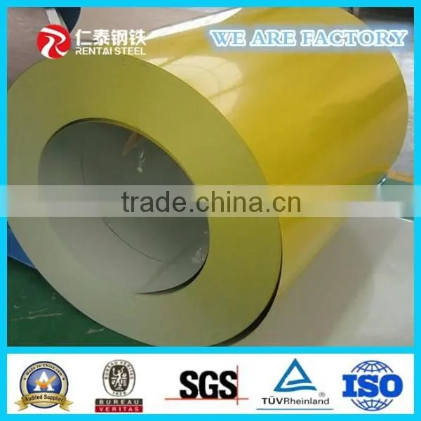SPCC , Color Coated Cold Rolled Steel Coils With Blue Color and Yellow Made in China photo-5