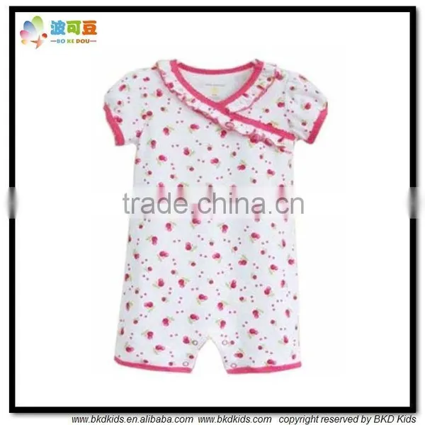 BKD Girls Flowers Printed Baby Wear China Infant Clothes photo-6