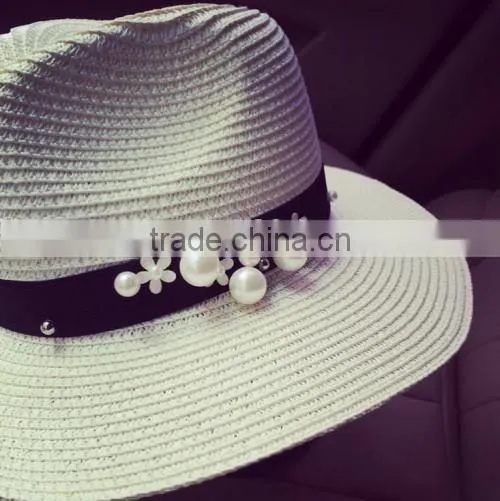 2016 Europe Popular Ladies Handmade Sun Hats High Quality Cheaper Wholesale Hat Straw photo-4