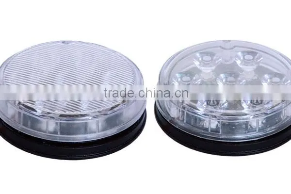 12Volt 4" Round Led Strobe Light Red/blue/amber/green/white 18 Flashing Warning Lights LTDG95 photo-2
