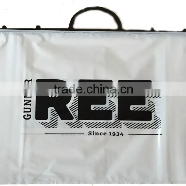 Soft Loop Handle Plasitc Bag With Square Bottom photo-2