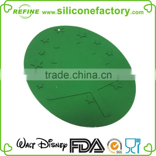 Christmas Decoration Silicone Mat Wholesale Christmas Tree Shaped Silicone Pot Mat photo-4