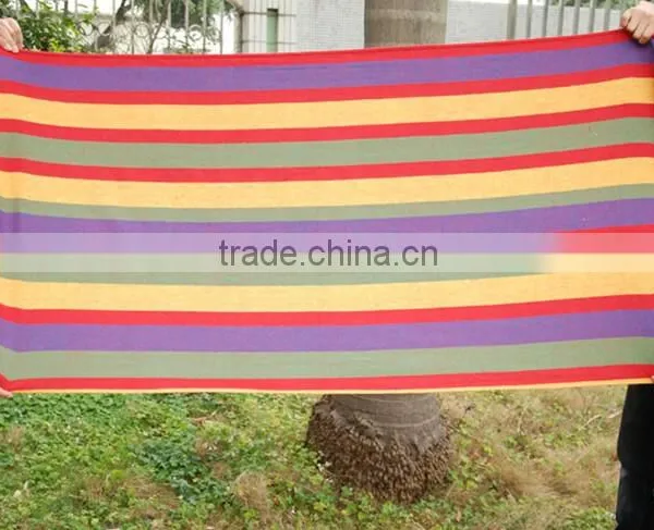 2014 New Style Durable Cotton Rainbow Color Hanging Hammock Bed photo-4