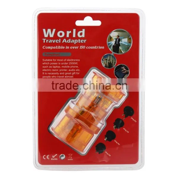 2016 Wonplug New Design Colourful Universal Travel Adapter for Republic of Lithuania photo-4