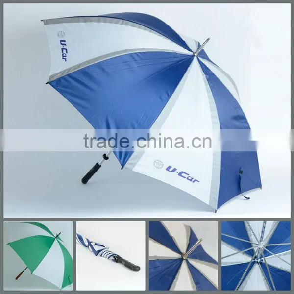 13G004:30"X Double8ribs Manual Golf Umbrella