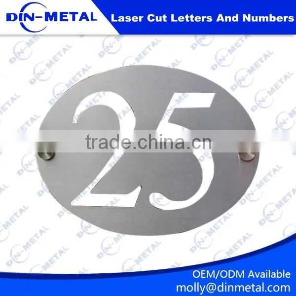 Stainless Steel Laser Cut Letters Logo and Numbers 3d Laser Cutting Lettering Channel Out Door Signs photo-4