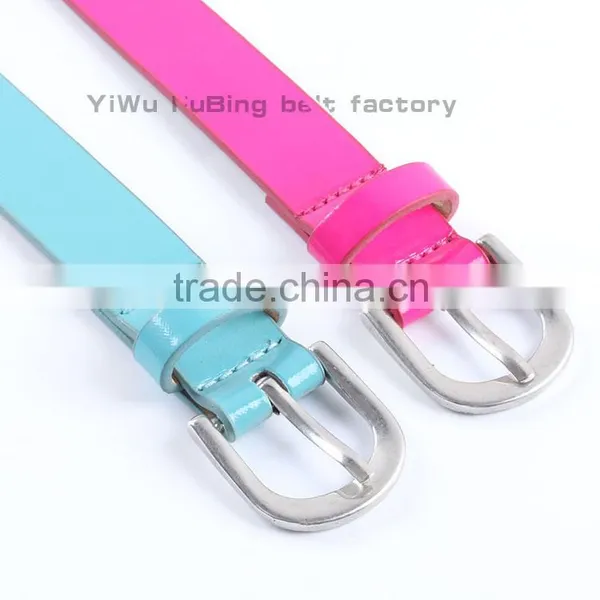 New Style Women Fashion Hollow Flower Carving Needle Buckle pu Belt photo-4